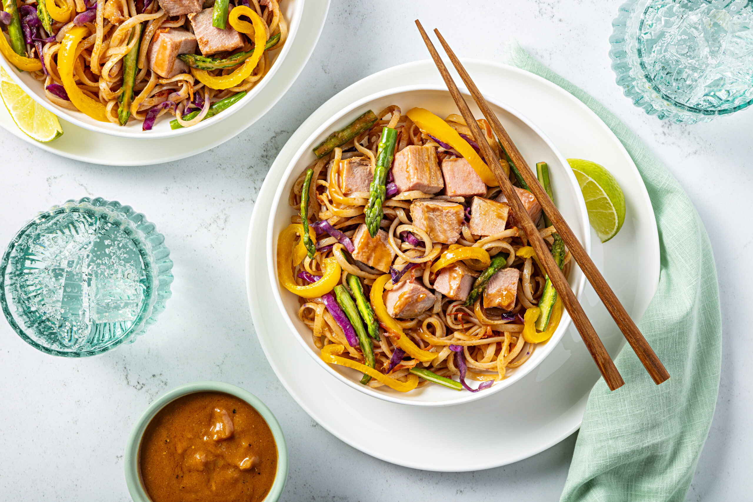 Hawaiian Pork Tenderloin Pad Thai - Pork.org