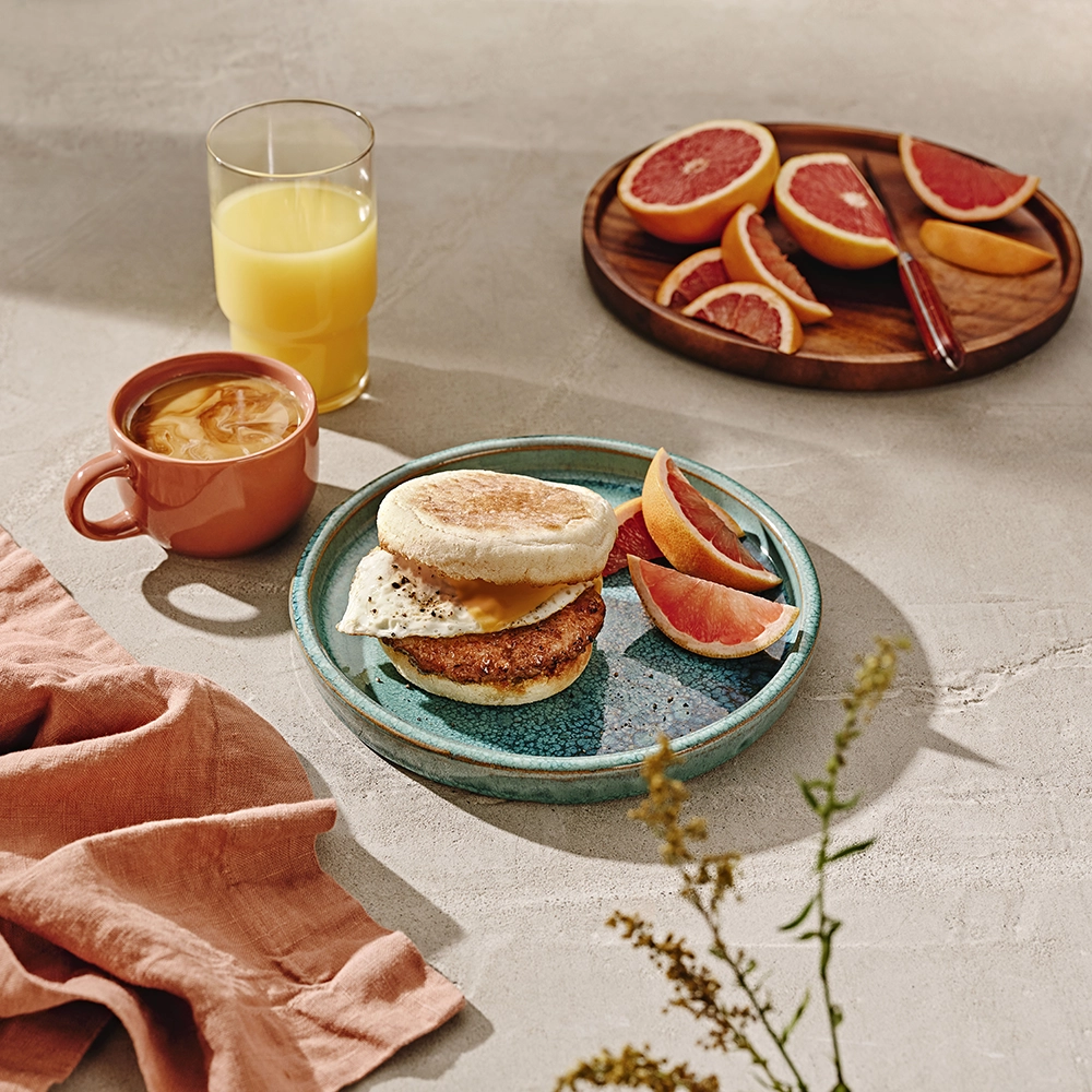 Maple Sausage, Egg & Cheese Breakfast Sandwiches