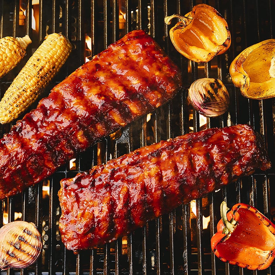 Tangy Grilled Back Ribs