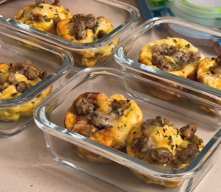 Meal Prep Egg Bites with Sausage