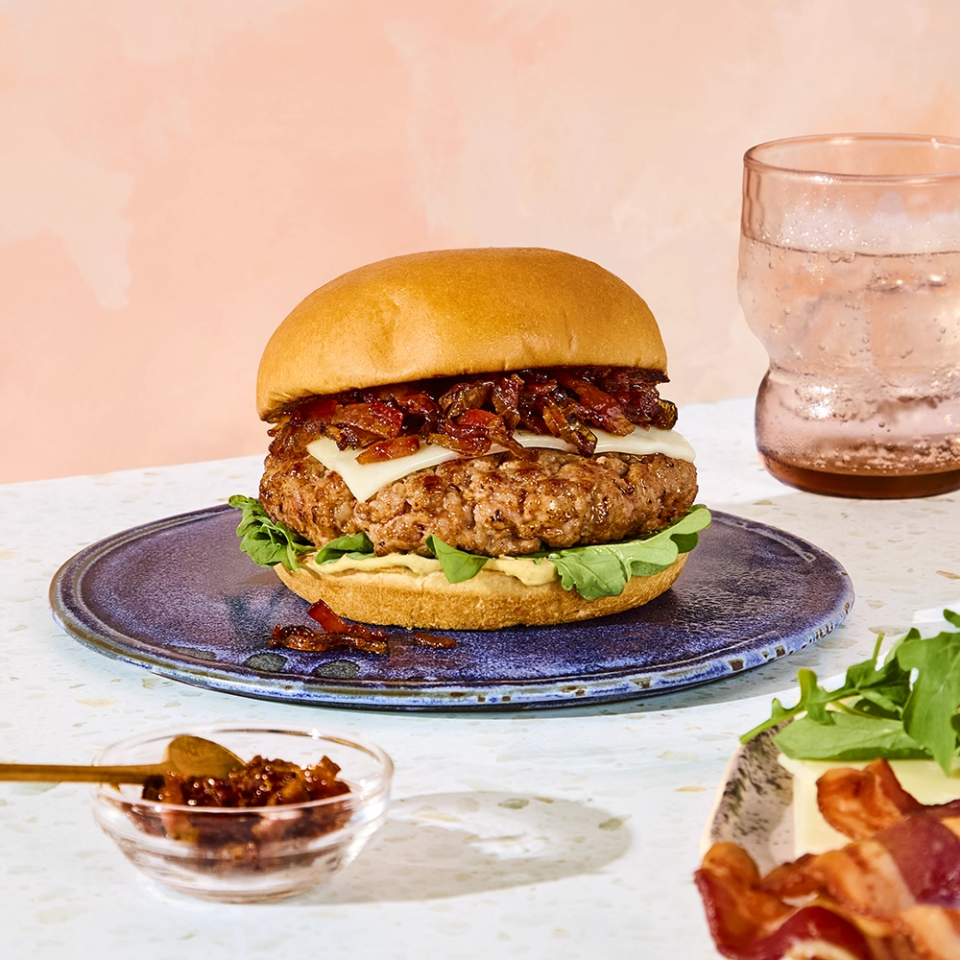 Brown Sugar Pork Burger