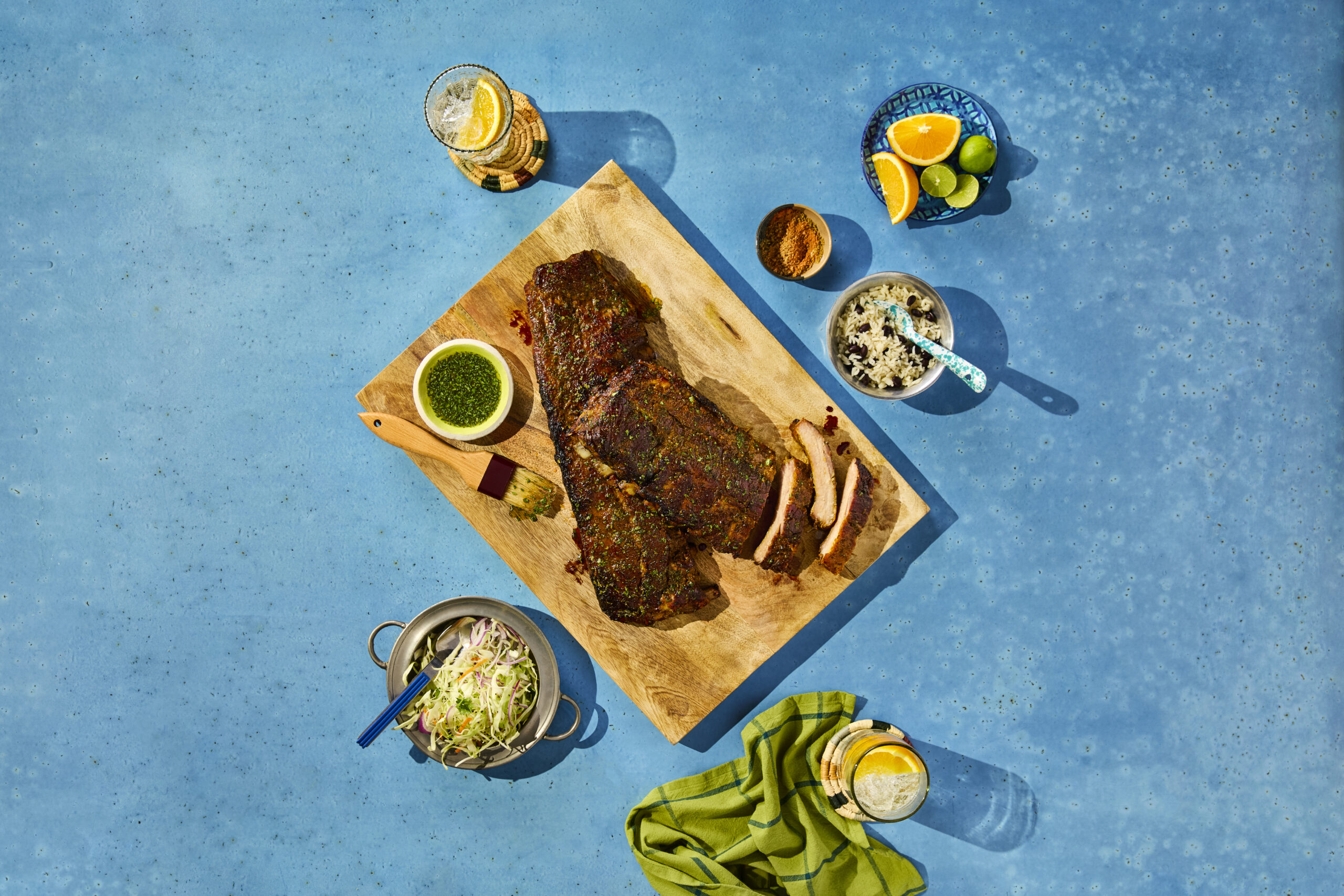 Cuban Inspired Mojo Grilled Ribs
