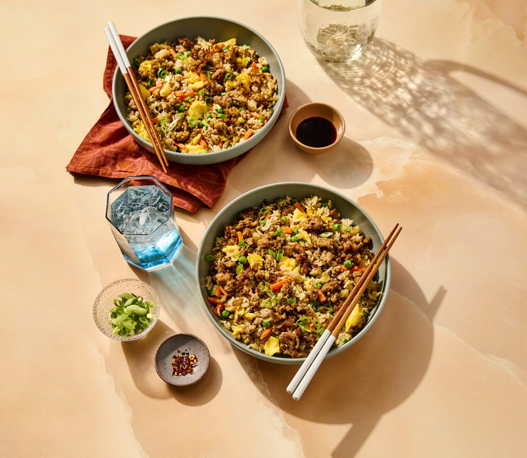 Ground Pork & Egg Fried Rice