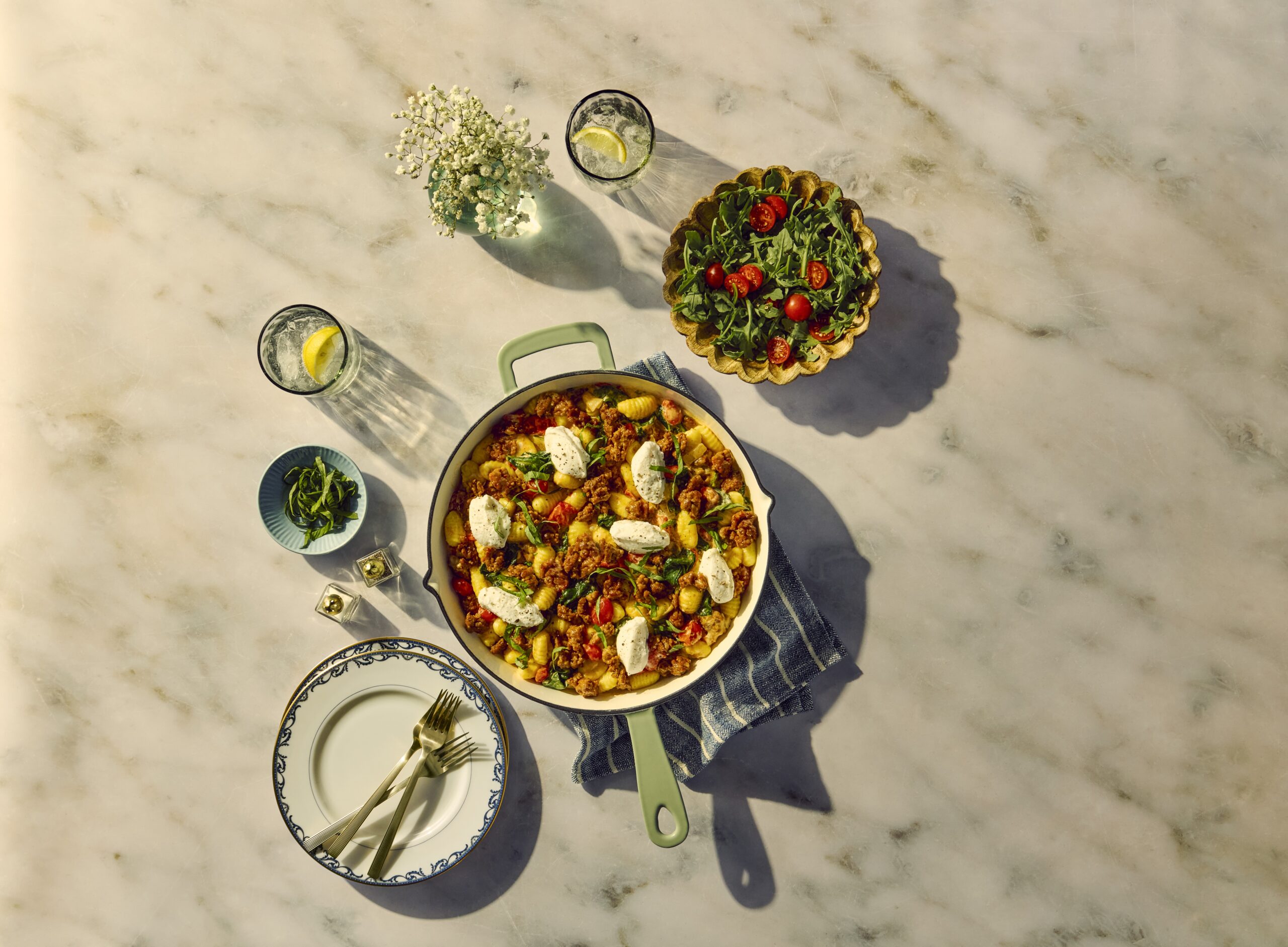 One Pan Sausage Gnocchi